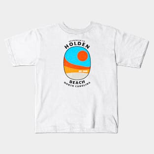 Holden Beach, NC Summertime Vacationing Abstract Sunrise Kids T-Shirt